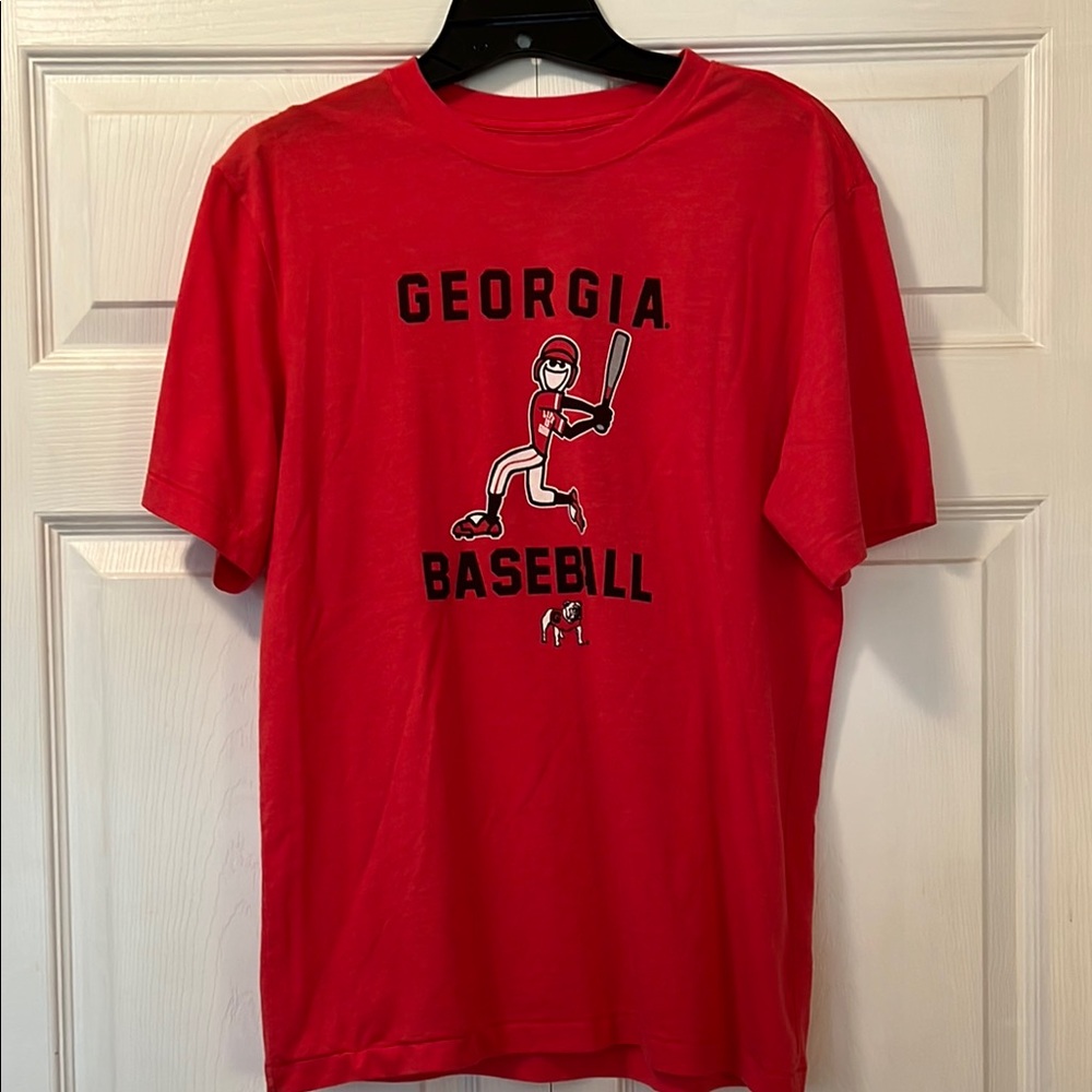 Life Is Good University of Georgia Baseball T-Shirt